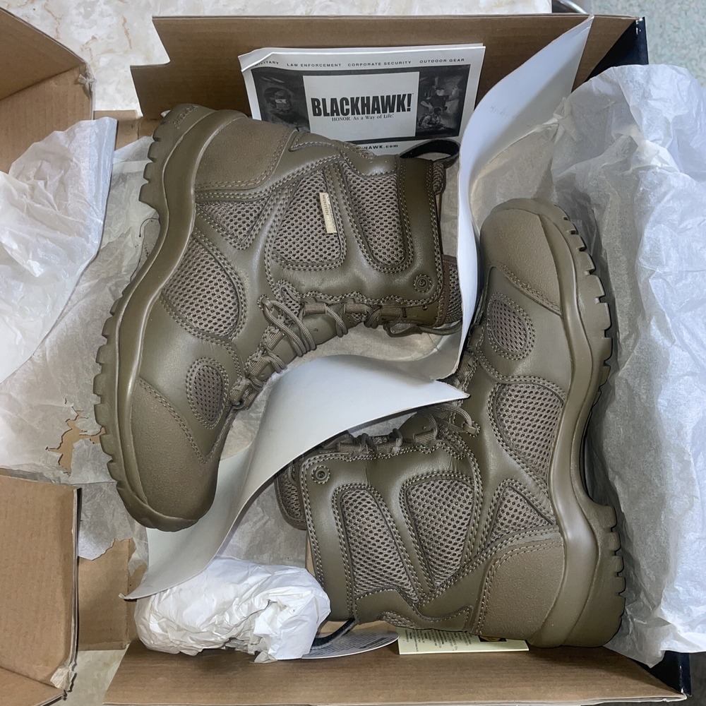 Blackhawk Warrior Wear Assault Boot Ortholite Vibrant Soles Men's 7.5W 83BT00CT